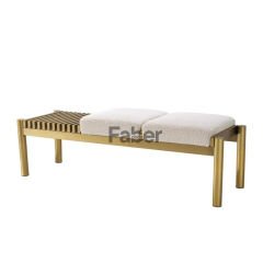 Glory Gold Modern Bench