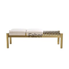 Glory Gold Modern Bench