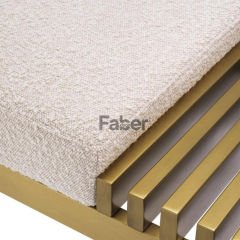 Glory Gold Modern Bench