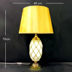 Gold Beyaz Dekoratif Aydınlatma Lamba
