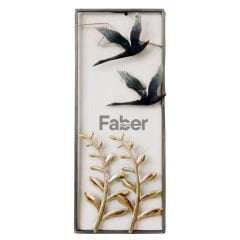 Metal Kuş Figürlü Duvar Dekoru