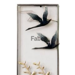 Metal Kuş Figürlü Duvar Dekoru