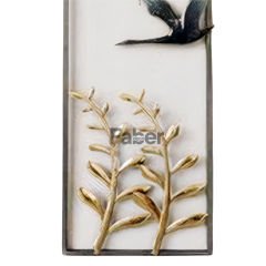 Metal Kuş Figürlü Duvar Dekoru