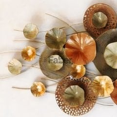 Gold Dekoratif Bronz Metal Duvar Dekoru
