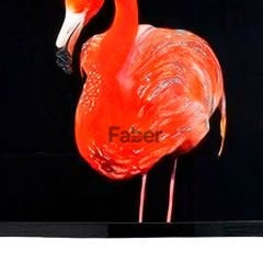 Flamingo Figürlü Metal Tablo
