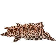 Leopar Desenli Post Modern Halı