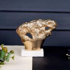Gold Soyut Figürlü Dekoratif Biblo