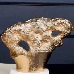 Gold Soyut Figürlü Dekoratif Biblo