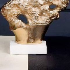 Gold Soyut Figürlü Dekoratif Biblo