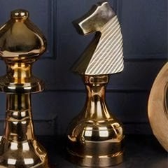 Gold At Figürlü Dekoratif Obje