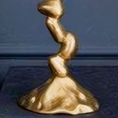 Gold Spiral Tasarım Şamdan