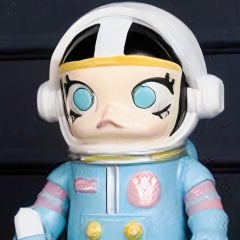 Mavi Astronot Figürlü Dekoratif Biblo