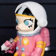 Pembe Astronot Figürlü Dekoratif Biblo