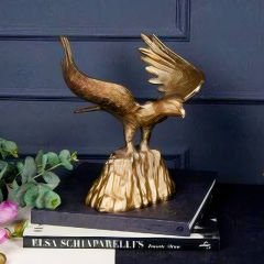 Gold Kartal Figürlü Dekoratif Biblo