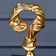 Gold Yeni Yaş Figürlü Dekoratif Obje