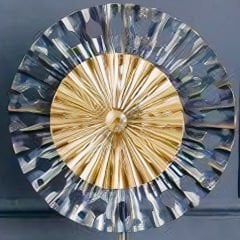Metal Gold Güneş Figürlü Dekoratif Obje