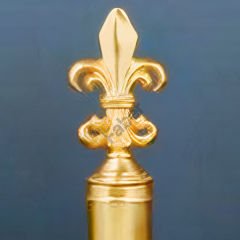 Şah Figürlü Gold Dekoratif Obje