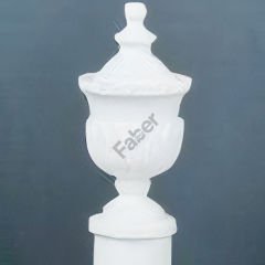 Vezir Figürlü Beyaz Dekoratif Obje