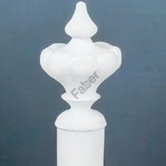 Beyaz Kare Figürlü Dekoratif Obje