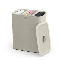 Joseph Joseph Tota 90 L Trio 3 Bölmeli Çamaşır Ayırma Sepeti Ekru