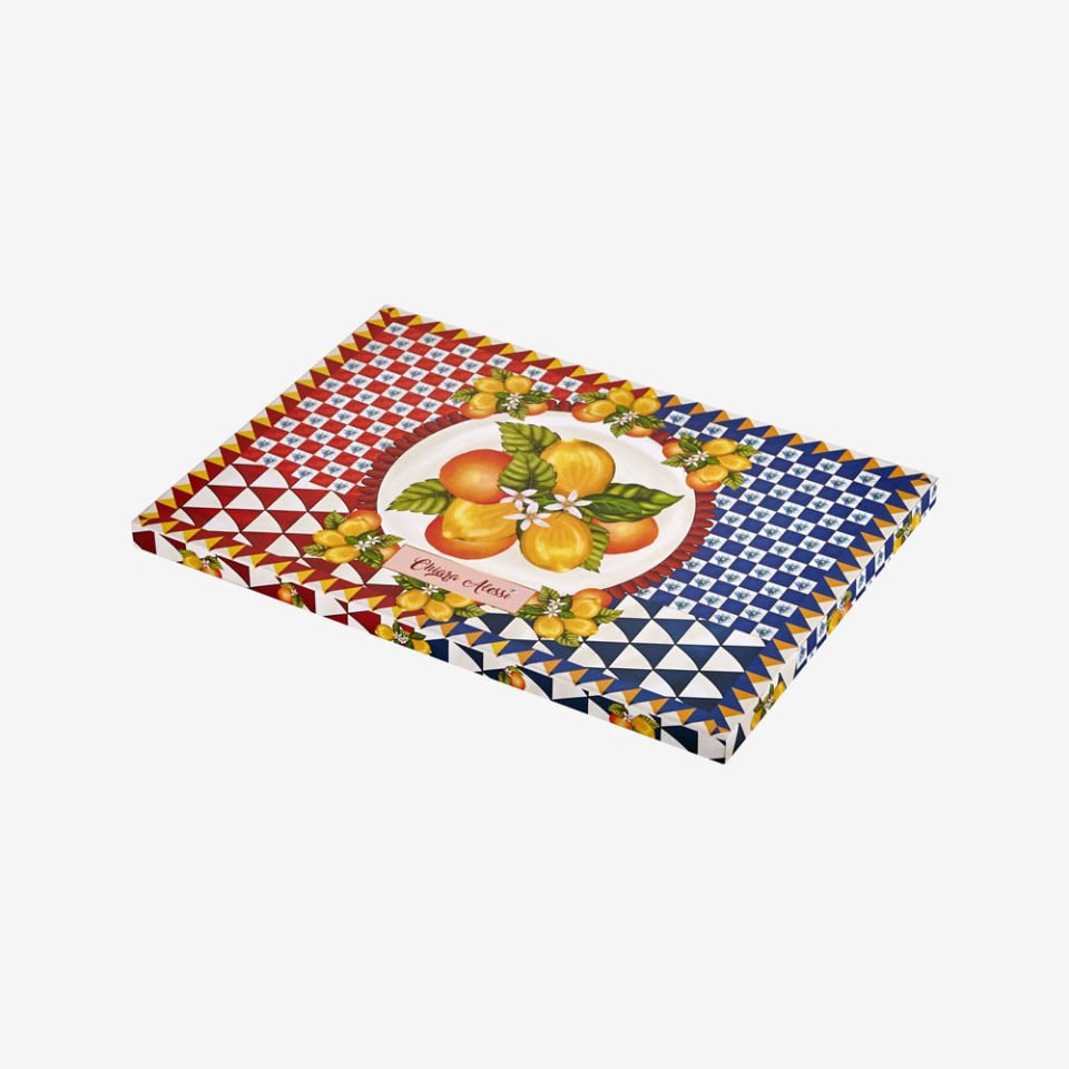 Mavi Melamin Servis Tabağı 50 Cm Portofino Collection by Chiara Alessi
