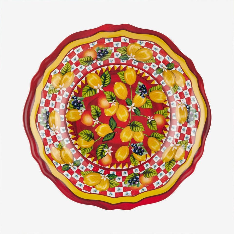 Kırmızı Melamin Servis Kasesi 35 Cm Portofino Collection by Chiara Alessi