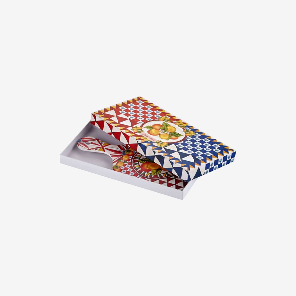 Kırmızı Melamin Sunum Tahtası 25 Cm Portofino Collection by Chiara Alessi