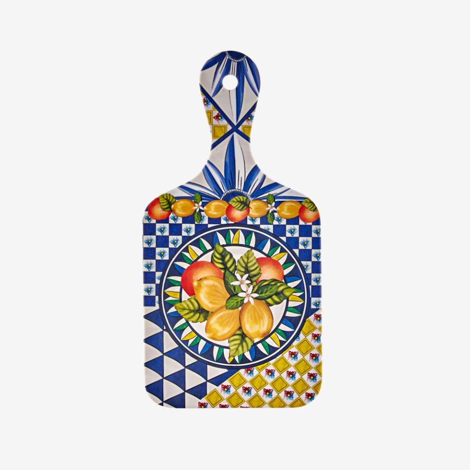 Mavi Melamin Sunum Tahtası 25 Cm Portofino Collection by Chiara Alessi