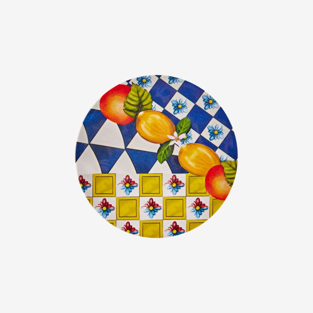 Mavi Melamin Bardak Altlığı 3 Parça Portofino Collection by Chiara Alessi