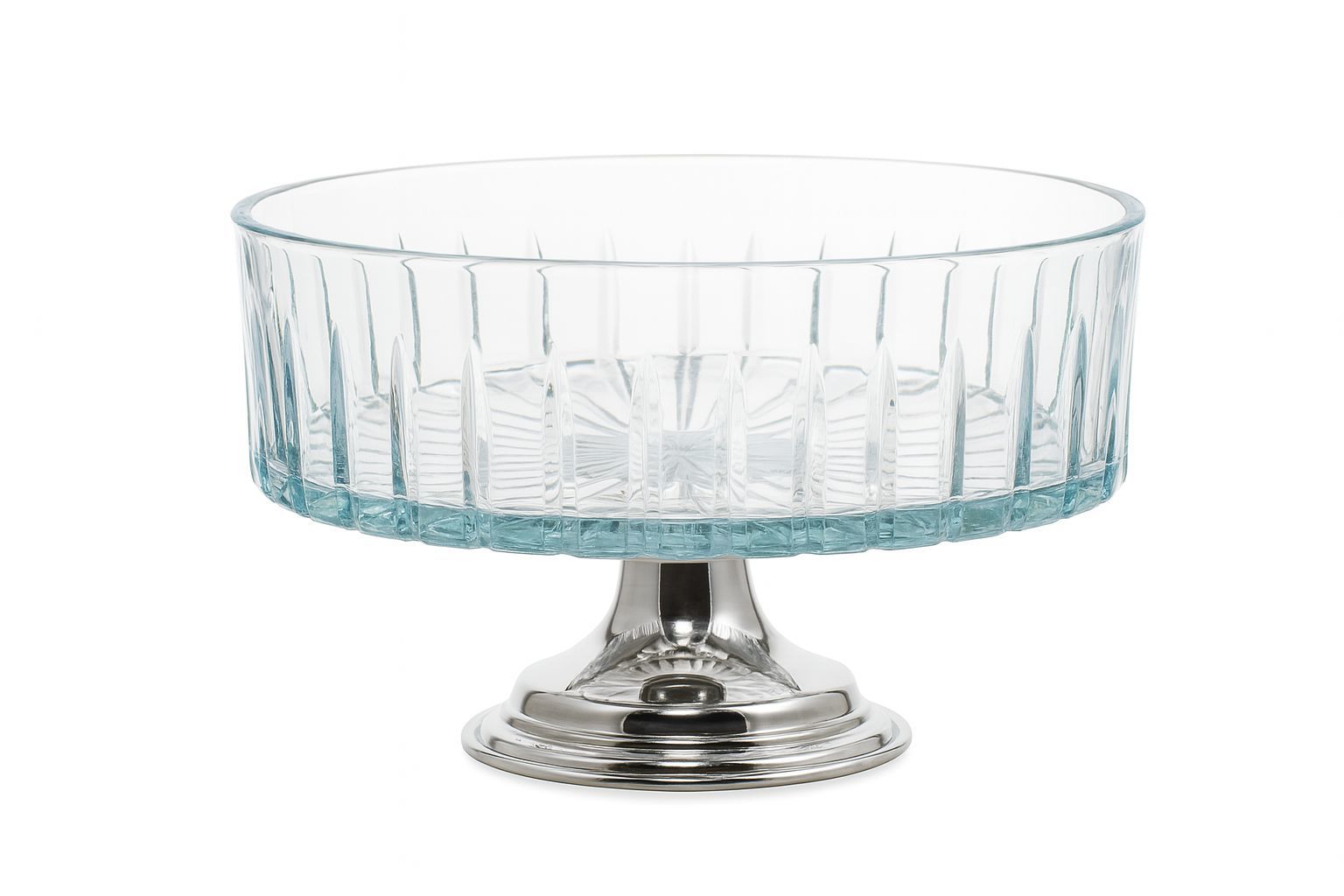 GUMUS AYAKLI SALATA KASESİ 19CM