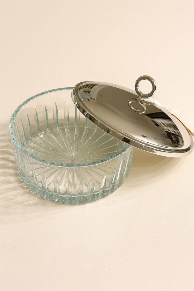 SELECT İSTANBUL HALKA COLLECTİON CAM KAPAKLI KASE 16X7CM