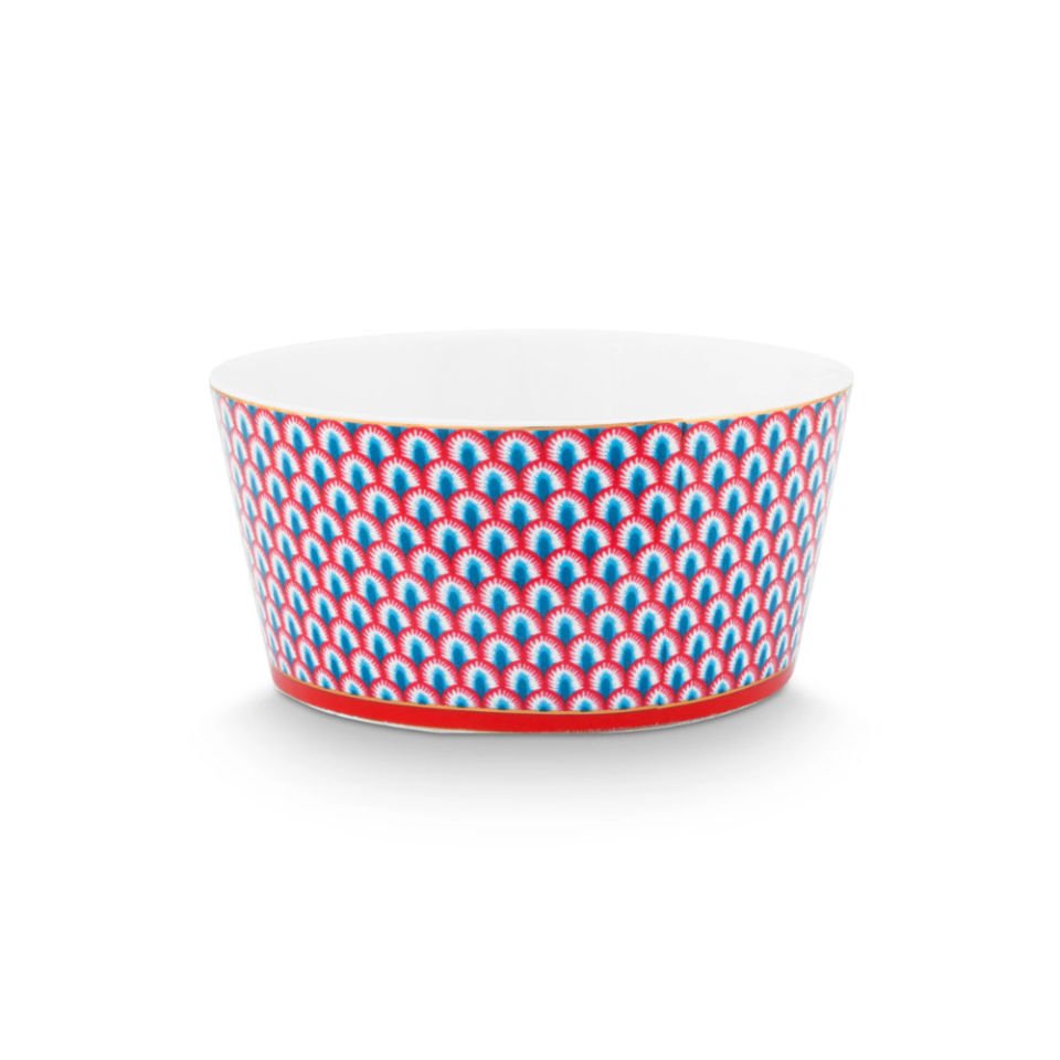 Mavi Porselen Kase Seti 15 Cm Flower Festival Collection by Pip Studio