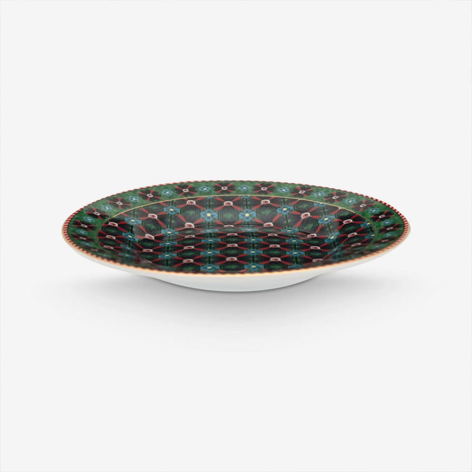 Yeşil Porselen Petit Four Tabağı 12 Cm Berry Blues Collection by Pip Studio