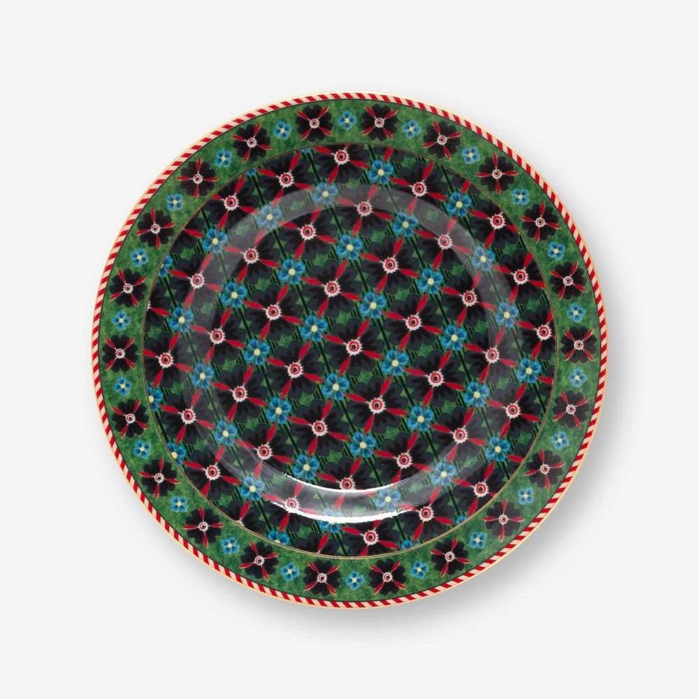 Yeşil Porselen Petit Four Tabağı 12 Cm Berry Blues Collection by Pip Studio
