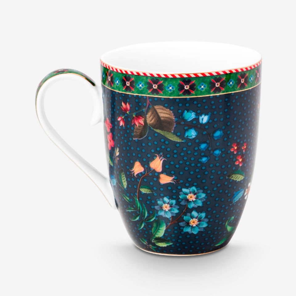 Mavi Porselen Kupa Seti 350 Ml Berry Blues Collection by Pip Studio