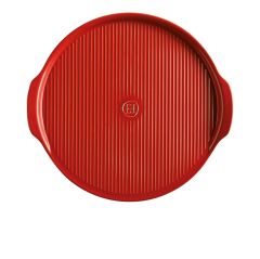 EH Yuvarlak Pizza Taşı 40 cm Kırmızı / Burgundy