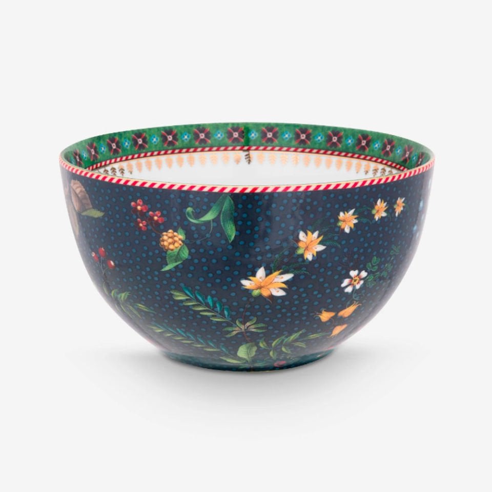 Mavi Porselen Kase 15 Cm Berry Blues Collection by Pip Studio