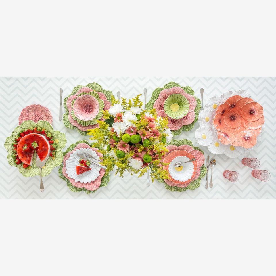 Beyaz Seramik Kahvaltı Tabağı 23 Cm Maria Flor Collection by Bordallo Pinherio