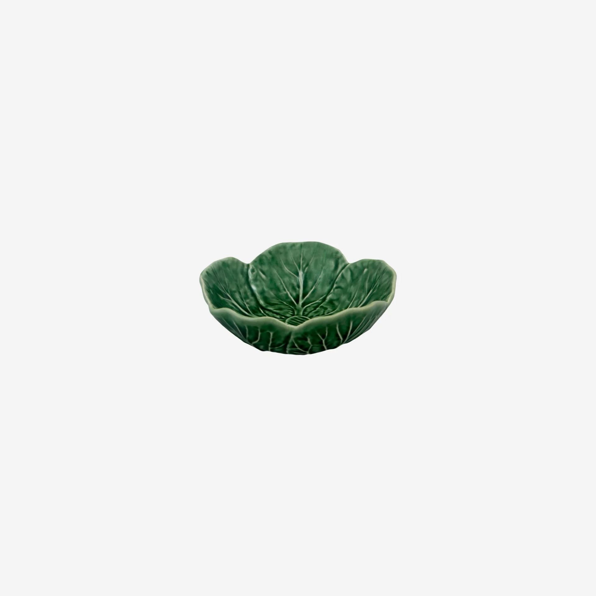 Yeşil Seramik Servis Kasesi 12 Cm Cabbage Collection by Bordallo Pinherio