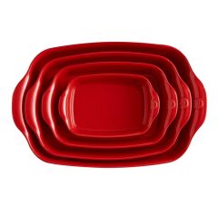 EH Fırın Kabı Dikdörtgen 42 x 28 cm Kırmızı / Burgundy - 349654