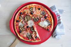 EH Yuvarlak Pizza Taşı 40 cm Siyah
