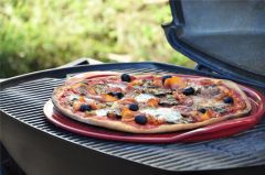 EH Yuvarlak Pizza Taşı 40 cm Siyah