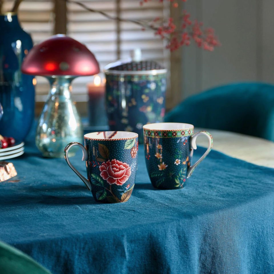 Mavi Porselen Kahvaltı Seti Berry Blues Collection by Pip Studio