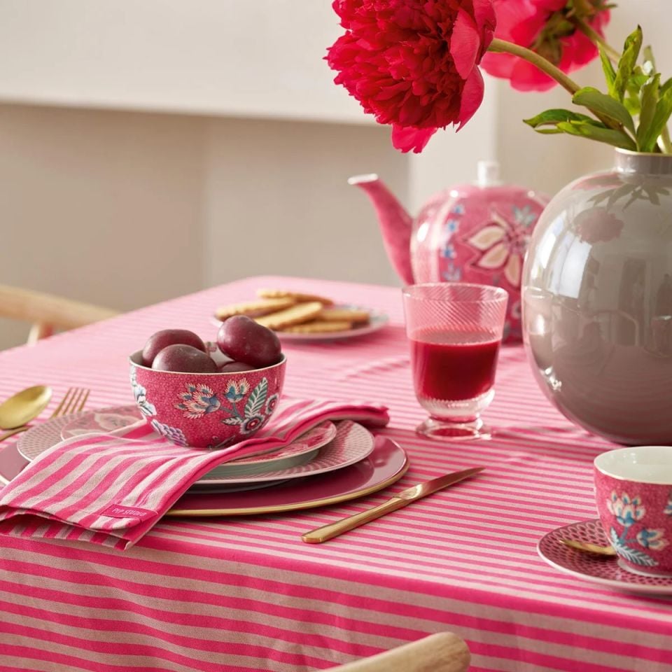 Kırmızı Porselen Kahve Fincan Seti 120 Ml Flower Festival Collection by Pip Studio