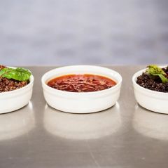 EH Fırın Kabı Yuvarlak Creme Brulee Tekli Kırmızı Kırmızı