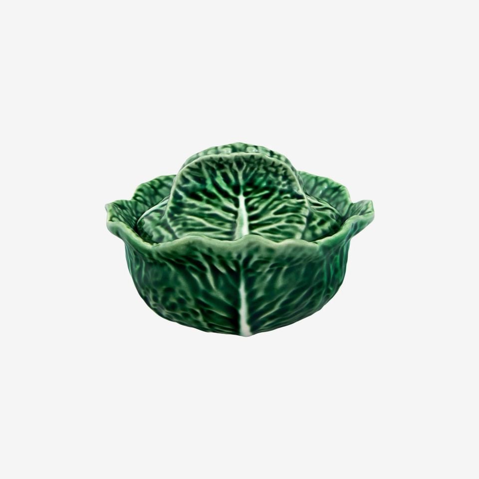Yeşil Seramik Servis Kasesi 400 Ml Cabbage Collection by Bordallo Pinherio