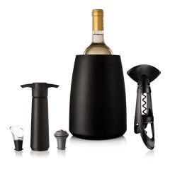 Vacu Vin Şarap Seti, Elegant (5 Parça), Kutulu