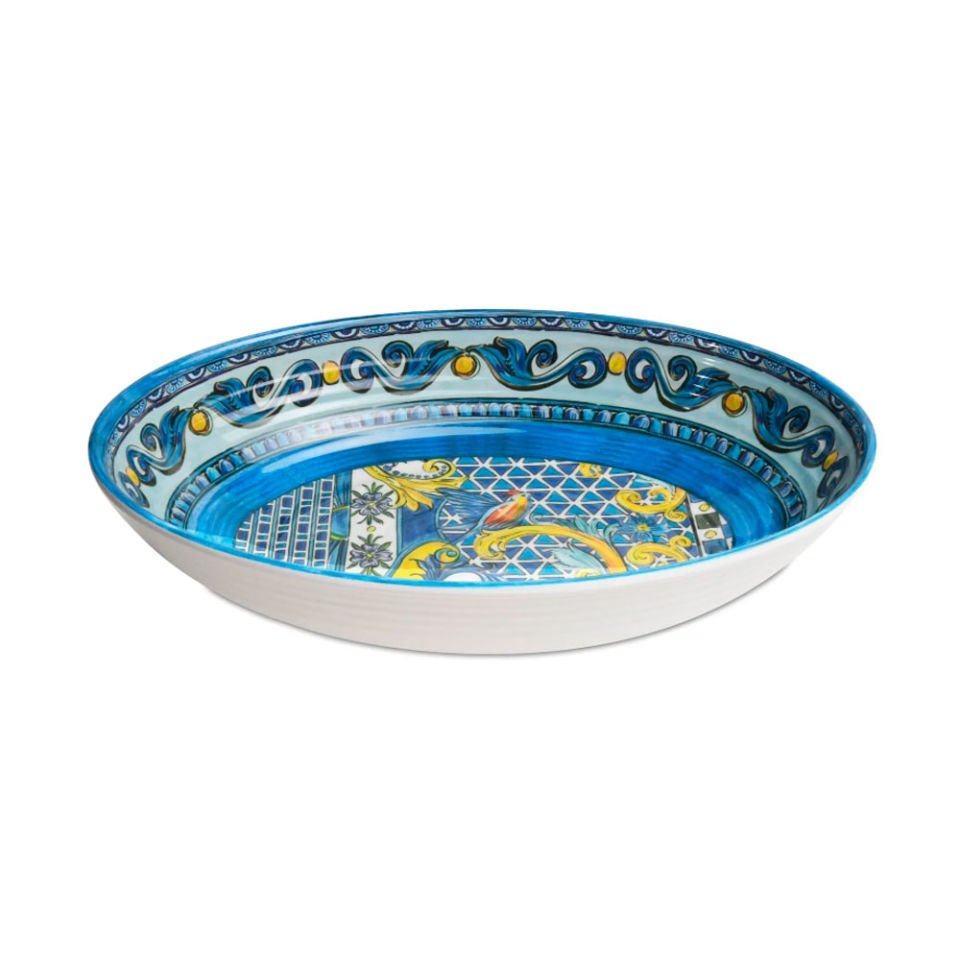 Baci Milano Sicily Kase 33,5 cm x 23,8 cm Mavi