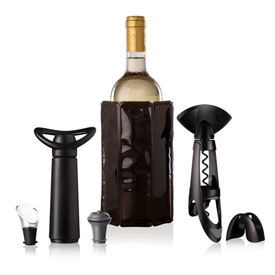 Vacu Vin Şarap Seti, Orijinal Plus (6 Parça), Kutulu