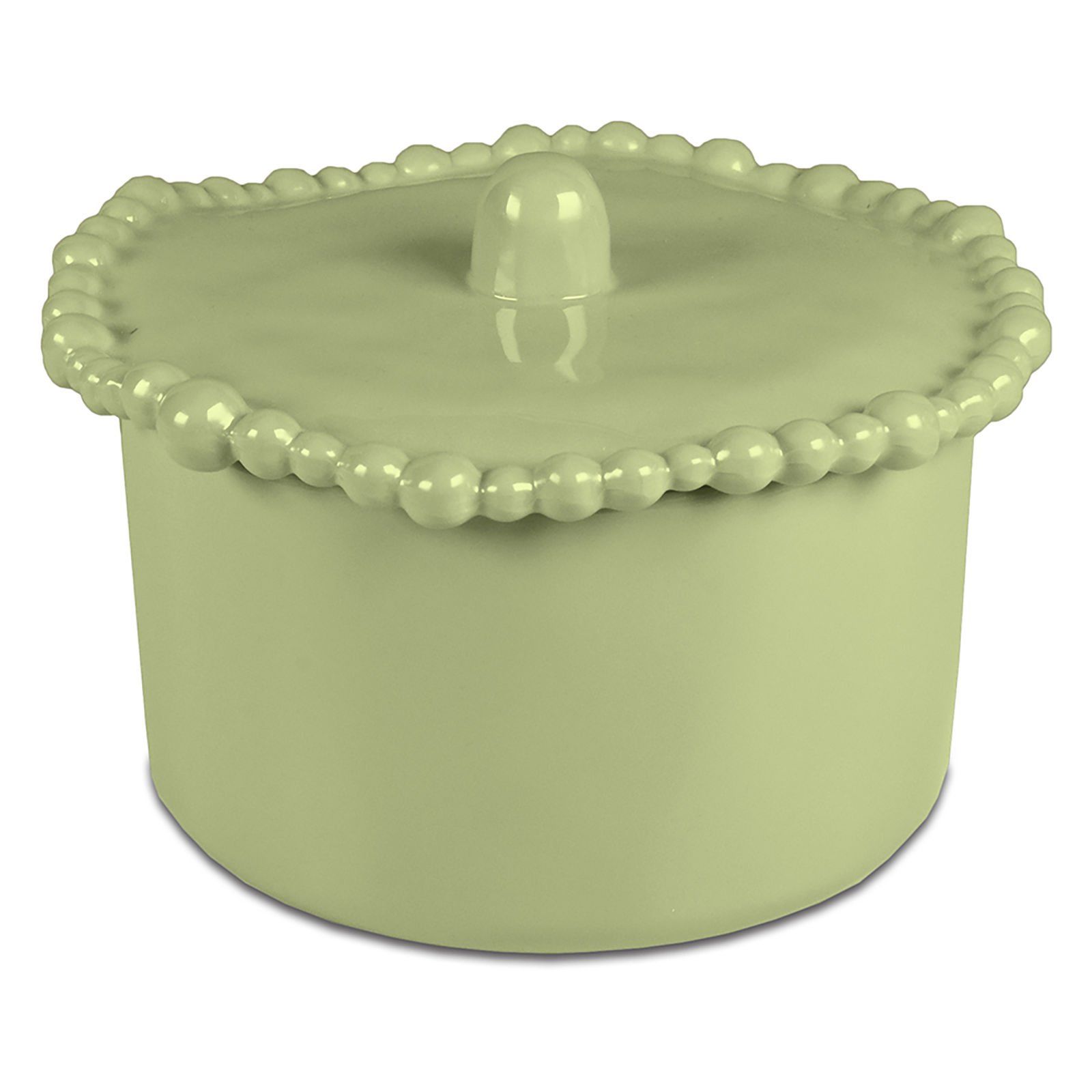 Baci Milano Joke Table Kitchen Melamin Bisküvi Kavanozu 14 cm x 21 cm Yeşil